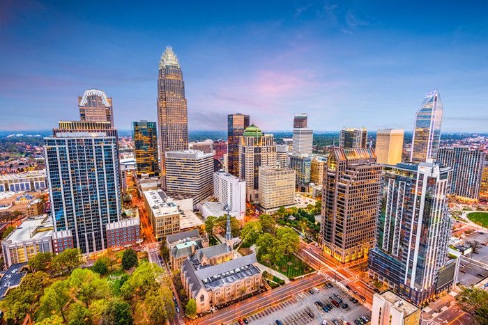 Charlotte North Carolina skyline